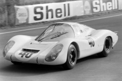 24 heures du Mans 1967 - Porsche 907/6 LH #40 - Pilotes : Gerhard Mitter / Jochen Rindt - Abandon