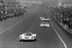 24 heures du Mans 1967 - Porsche 907/6 LH #40 - Pilotes : Gerhard Mitter / Jochen Rindt - Abandon