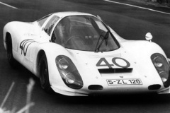 24 heures du Mans 1967 - Porsche 907/6 LH #40 - Pilotes : Gerhard Mitter / Jochen Rindt - Abandon