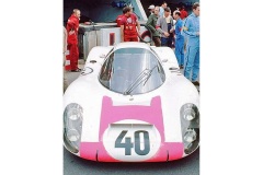 24 heures du Mans 1967 - Porsche 907/6 LH #40 - Pilotes : Gerhard Mitter / Jochen Rindt - Abandon