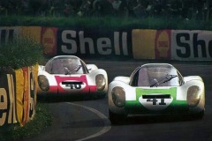 24 heures du Mans 1967 - Porsche 907/6 LH #40 - Pilotes : Gerhard Mitter / Jochen Rindt - Abandon