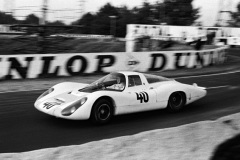 24 heures du Mans 1967 - Porsche 907/6 LH #40 - Pilotes : Gerhard Mitter / Jochen Rindt - Abandon