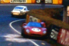 24 heures du Mans 1968 - Ferrari 250LM #14 - Pilotes : Masten Gregory / Charlie Kolb - Abandon