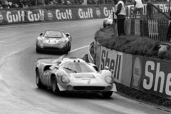 24 heures du Mans 1968 - Ferrari 250LM #14 - Pilotes : Masten Gregory / Charlie Kolb - Abandon