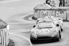 24 heures du Mans 1968 - Ferrari 250LM #14 - Pilotes : Masten Gregory / Charlie Kolb - Abandon