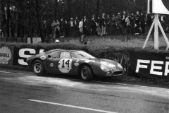 24 heures du Mans 1968 - Ferrari 250LM #14 - Pilotes : Masten Gregory / Charlie Kolb - Abandon