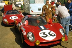 24 heures du Mans 1968 - Ferrari 250LM #14 - Pilotes : Masten Gregory / Charlie Kolb - Abandon