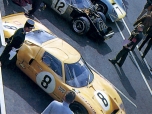 24 heures du Mans 1968 - Ford GT40 #8 - Pilotes : Willy Mairesse / Jean Blaton 'Beurlys' - Abandon