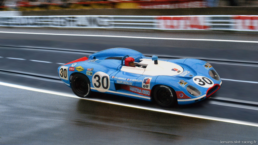 La Matra 650 n°30 PSK des 24 heures du Mans 1970 Matra-650-30-PSK-LM70