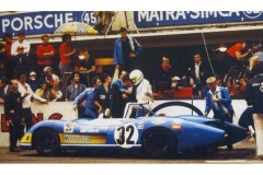 24 heures du Mans 1970 - Matra 650 #32 - Pilotes : François Cevert / Jack Brabham - Abandon