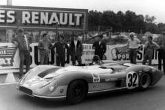 24 heures du Mans 1970 - Matra 650 #32 - Pilotes : François Cevert / Jack Brabham - Abandon