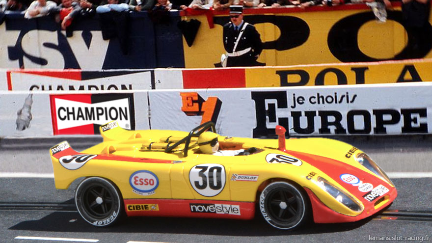 La Porsche 908/02 Fly n°30 des 24 heures du Mans 1971 Porsche-908-fly-30-LM71-0