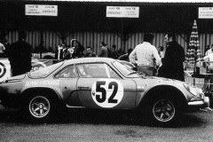 24 heures du Mans 1971 - Alpine A110 #52 - Pilotes : Joseph Bourdon / Maurice Nusbaumer - non qualifié
