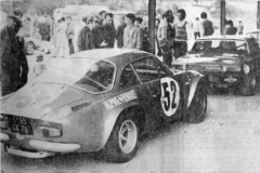 24 heures du Mans 1971 - Alpine A110 #52 - Pilotes : Joseph Bourdon / Maurice Nusbaumer - non qualifié