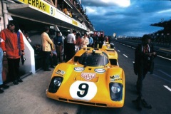 24 heures du Mans 1971 - Ferrari 512M #6 - Pilotes : Hugues de Fierlandt / Alain de Cadenet - Abandon