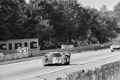 24 heures du Mans 1971 - Lola T70 #5- Pilotes : Teddy Pilette / Gustave Gosselin - Abandon