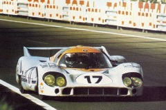 24 heures du Mans 1971 - Porsche 917 #17 - Pilotes : Joseph Siffert / Derek Bell - Abandon