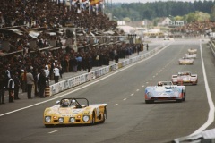 24 heures du Mans 1972 - Lola T280 #8 - Pilotes : Jo Bonnier / Gerard Larrousse / Gijs van Lennep - Abandon