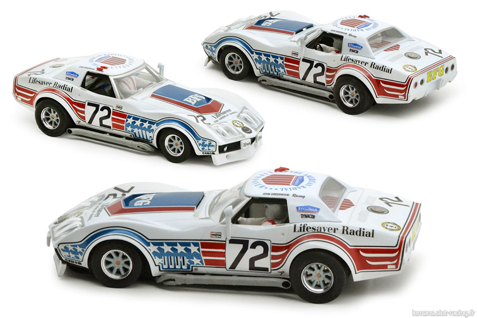 Chevrolet Corvette Scalextric #72 - 24 heures du Mans 1972