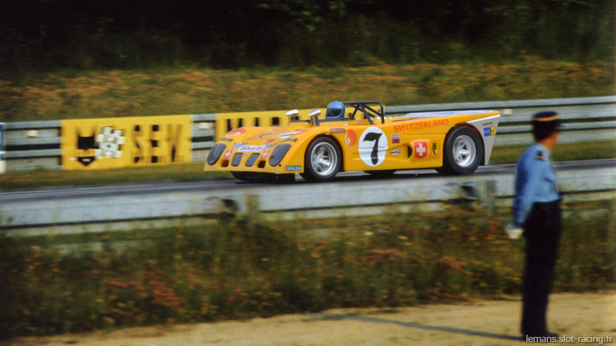 La Lola T280 n°7 Sloter des 24 heures du Mans 1972 Lola-T280-7-sloter