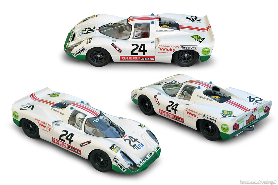 La Porsche 907S SRC n°24 des 24 heures du Mans 1972 Porsche-907-24-3