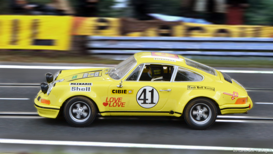 La Porsche 911S Fly n°41 des 24 heures du Mans 1972 Porsche-911-41-fly-LM72