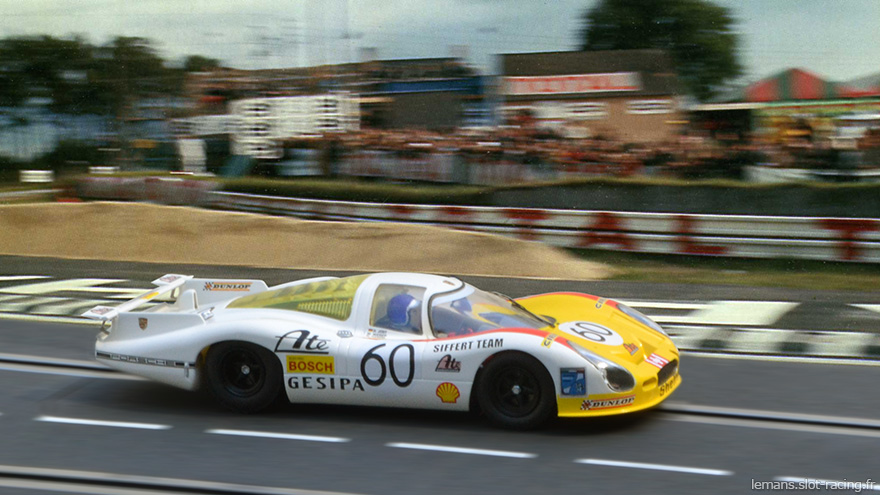 La Porsche 908 SRC n°60 des 24 heures du Mans 1972 Porsche908-60-lm72