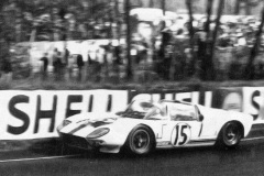 24 heures du Mans 1965 - Ford GT40 #15 - Pilotes : Guy Ligier/ Maurice Trintignant - Abandon