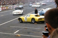 24 heures du Mans 1966 - Ferrari 250LM#28 - Pilotes : Gustave "Taf" Gosselin / Eric de Keyn - Abandon