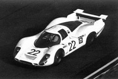 24 heures du Mans 1969 - Porsche 908 #22 - Pilotes : Rudi Lins / Willi Kauhsen - Abandon