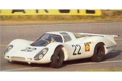 24 heures du Mans 1969 - Porsche 908 #22 - Pilotes : Rudi Lins / Willi Kauhsen - Abandon