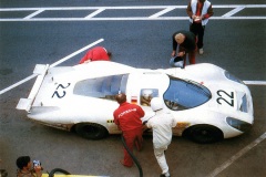 24 heures du Mans 1969 - Porsche 908 #22 - Pilotes : Rudi Lins / Willi Kauhsen - Abandon