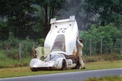 24 heures du Mans 1969 - Porsche 908 #22 - Pilotes : Rudi Lins / Willi Kauhsen - Abandon