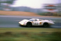 24 heures du Mans 1969 - Porsche 908 #22 - Pilotes : Rudi Lins / Willi Kauhsen - Abandon