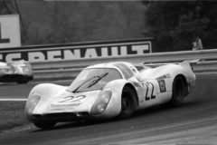 24 heures du Mans 1969 - Porsche 908 #22 - Pilotes : Rudi Lins / Willi Kauhsen - Abandon