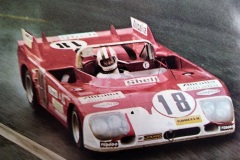 24 heures du Mans 1972 - Alfa Romeo 33TT3 #18 - Pilotes : Andrea De Adamich / Nino Vaccarella - 4ème