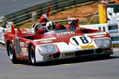 24 heures du Mans 1972 - Alfa Romeo 33TT3 #18 - Pilotes : Andrea De Adamich / Nino Vaccarella - 4ème