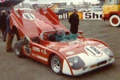 24 heures du Mans 1972 - Alfa Romeo 33TT3 #18 - Pilotes : Andrea De Adamich / Nino Vaccarella - 4ème